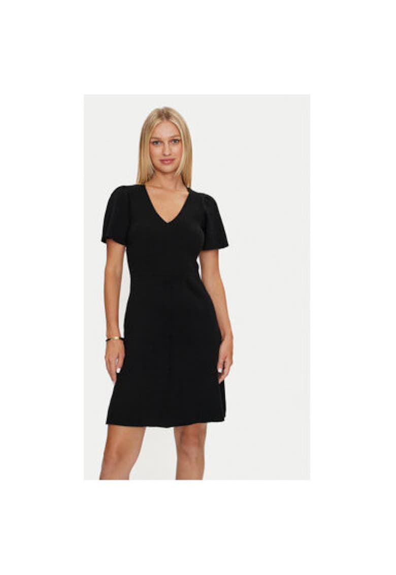 Rochie dama -  304218774 - Bumbac/Poliester - Negru - Negru