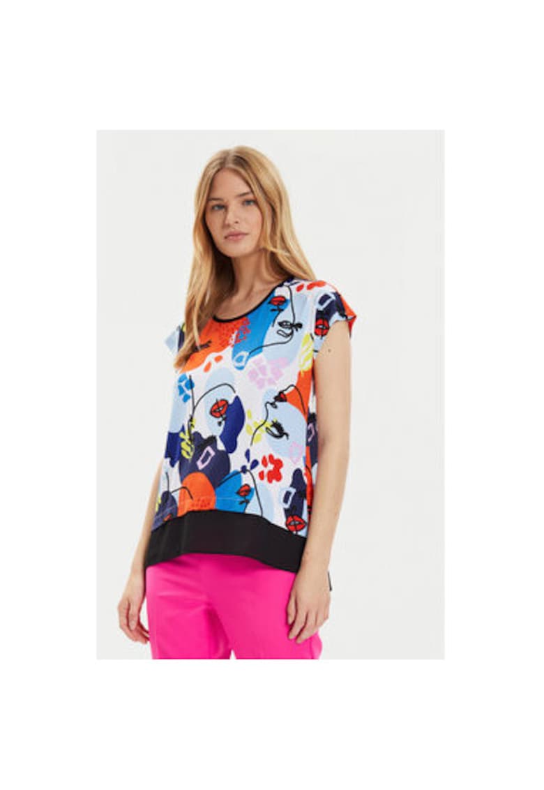 Tricou dama -  303838911 - Poliester - Multicolor - Multicolor