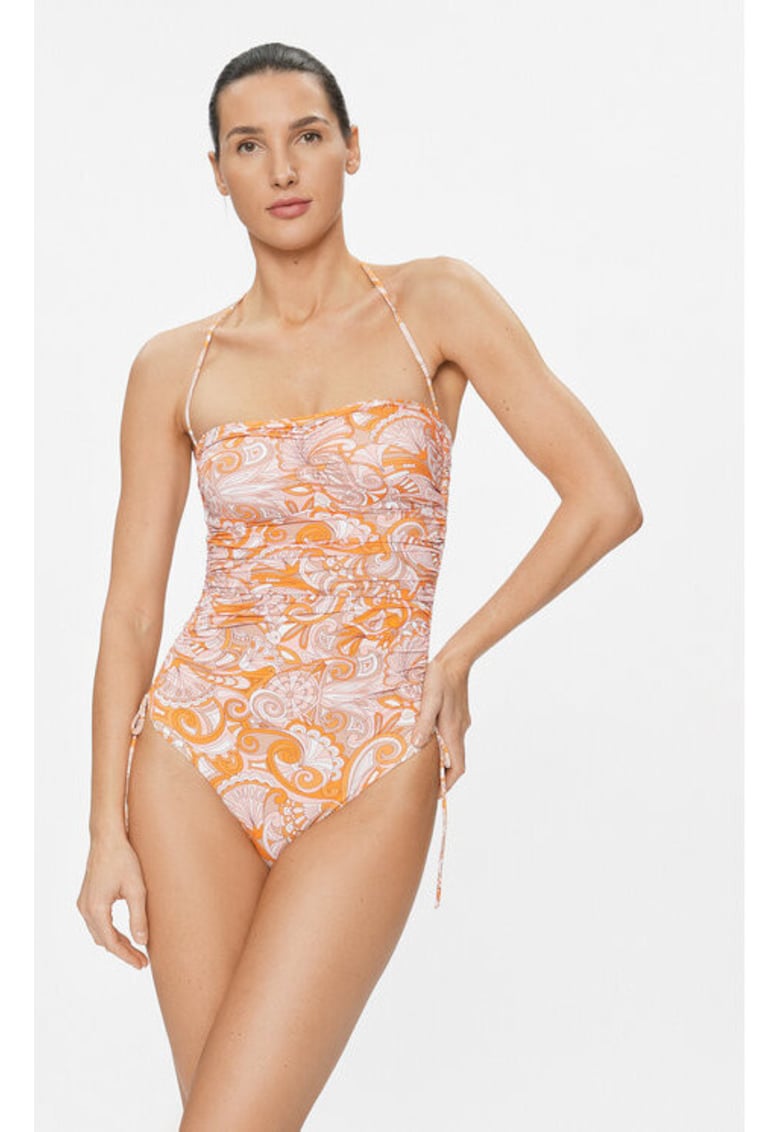 Costum de baie dama -  303700683 - Poliamida - Portocaliu - Portocaliu