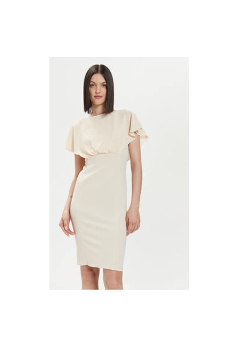 Rochie dama -  304277740 - Poliester - Bej - Bej