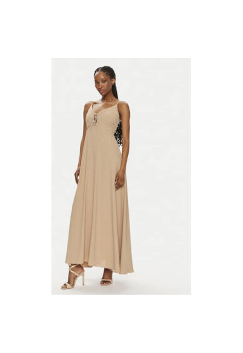 Rochie dama -  304391095 - Poliester - Bej - Bej