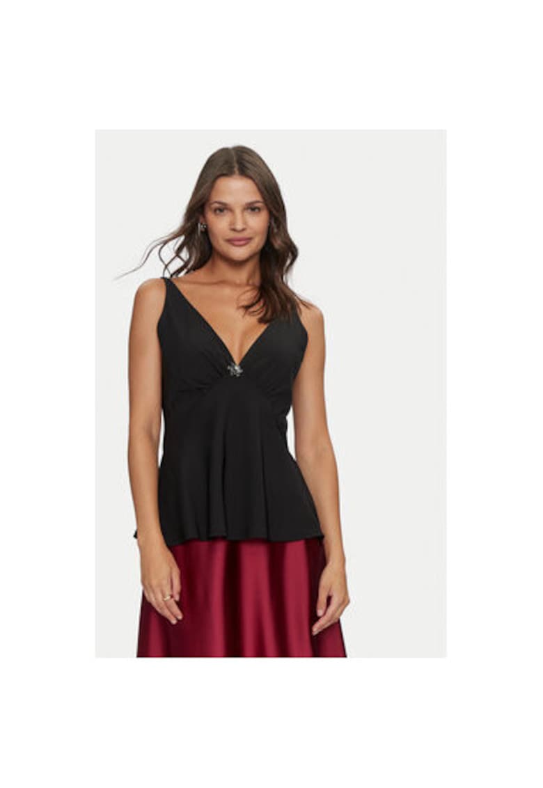 Tricou dama -  304725326 - Poliester - Negru - Negru