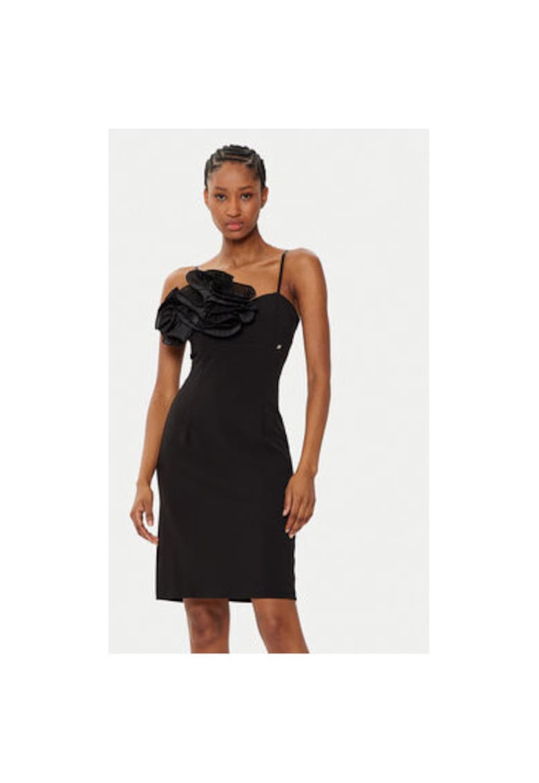 Rochie dama -  305119094 - Poliester - Negru - Negru