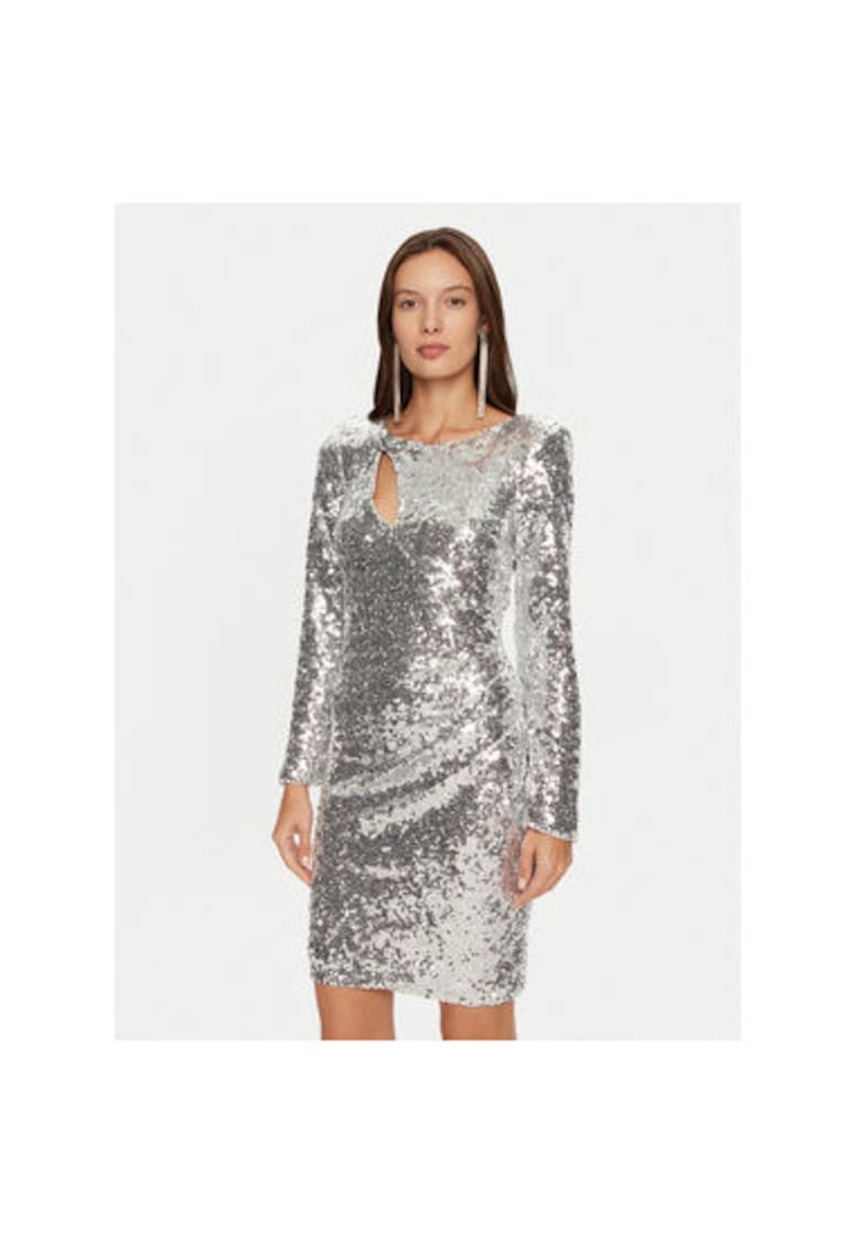 Rochie dama -  304996238 - Poliester reciclat - Argintiu - Argintiu