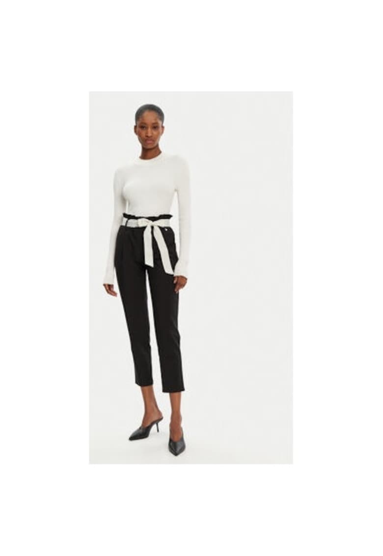 Pantaloni dama -  305265326 - Poliester/Viscoza - Negru - Negru