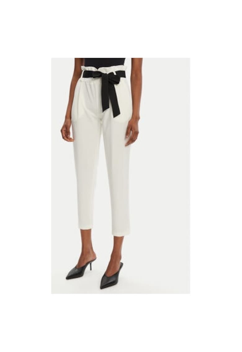 Pantaloni dama -  305265333 - Poliester/Viscoza - Bej - Bej