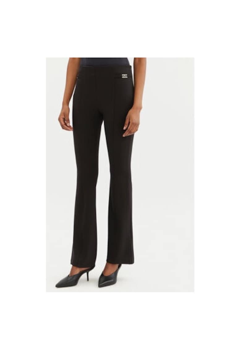 Pantaloni dama -  305265388 - Poliester - Negru - Negru