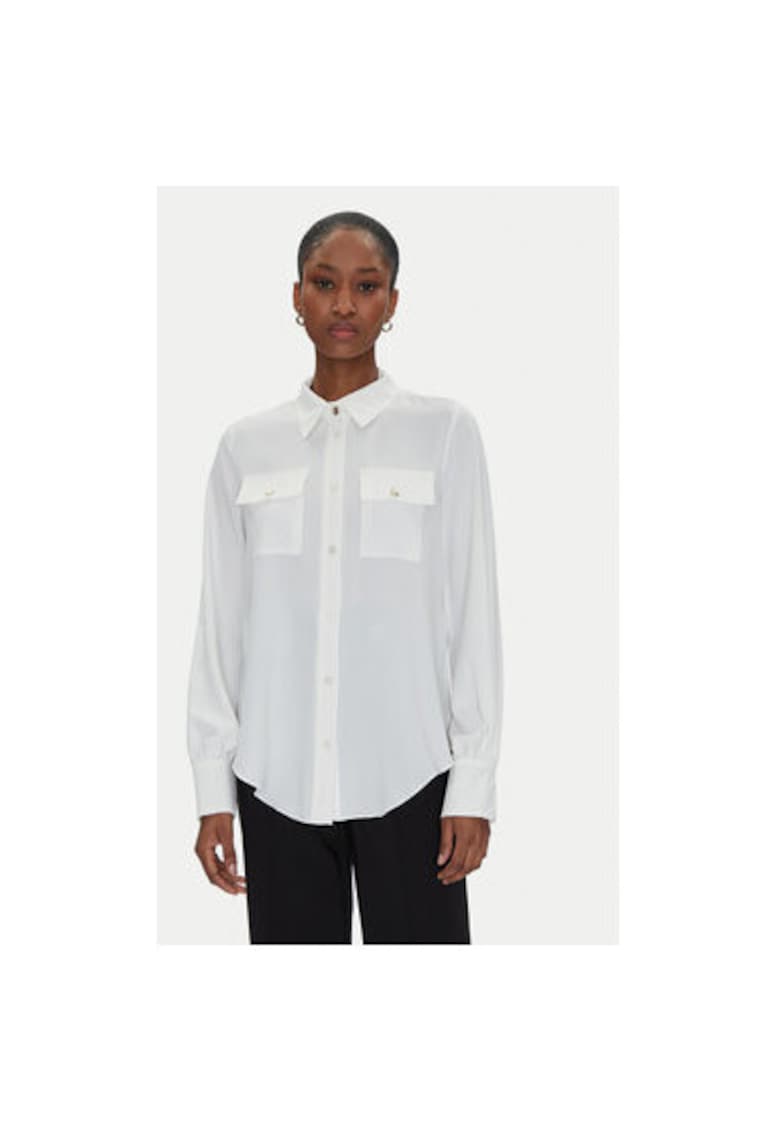Camasa dama -  305265852 - Poliester - Alb - Alb
