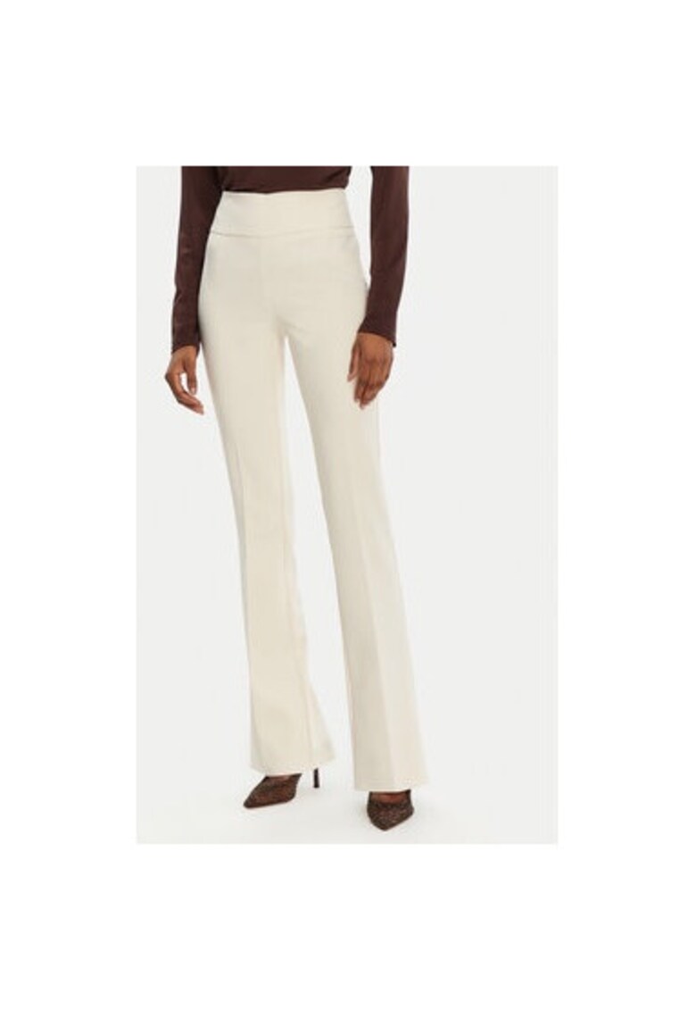 Pantaloni dama -  305264756 - Poliester - Bej - Bej