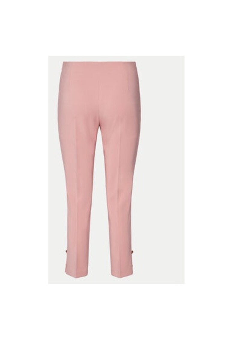 Pantaloni dama -  305264848 - Poliester - Roz - Roz