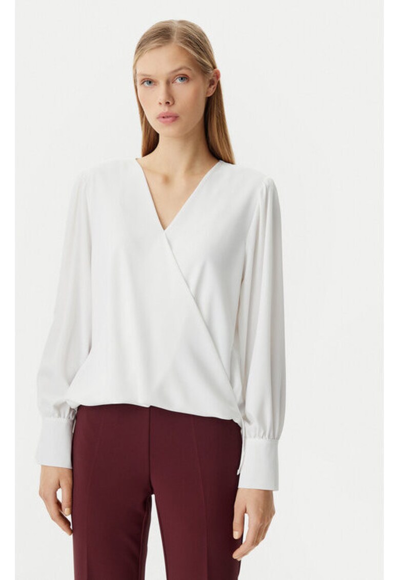 Bluza dama -  305317650 - Poliester - Alb - Alb