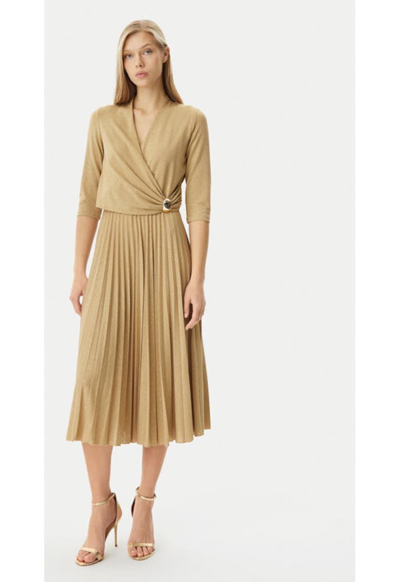 Rochie dama -  305317902 - Viscoza/Fibre metalice - Auriu - Auriu