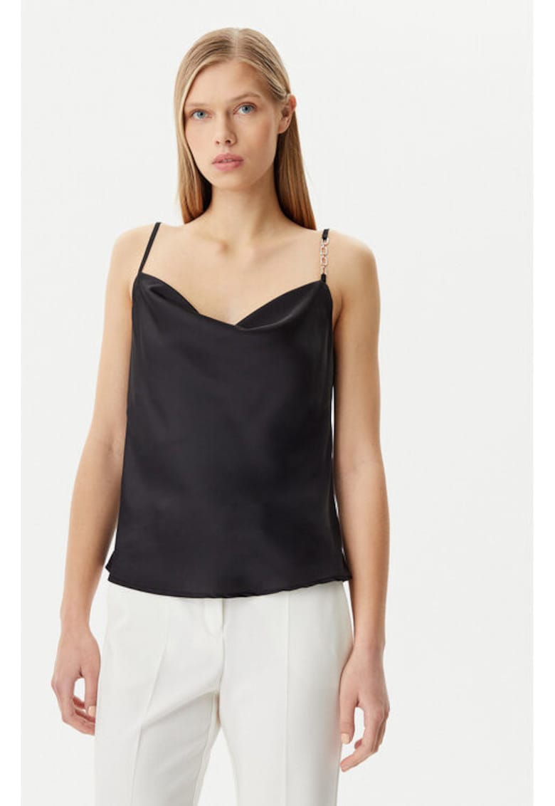 Tricou dama -  305317988 - Poliester - Negru - Negru