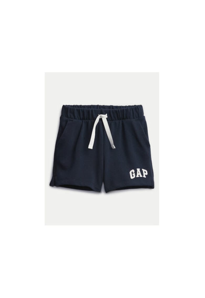 Pantaloni scurti fete -  305289209 - Bumbac/Poliester - Albastru - Albastru