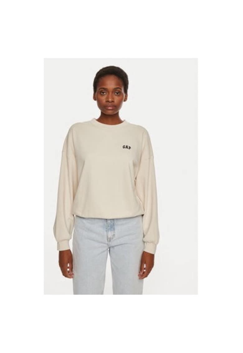 Bluza dama -  304454097 - Bumbac/Poliester reciclat - Bej - Bej