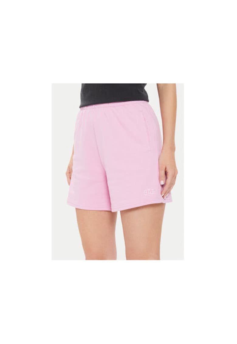Pantaloni scurti dama -  304357770 - Bumbac/Poliester - Roz - Roz