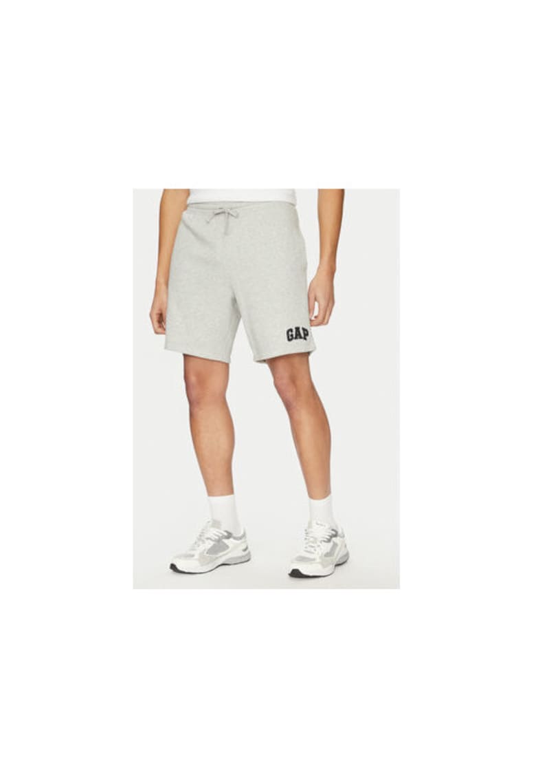 Pantaloni scurti barbati -  305288615 - Bumbac/Poliester - Gri - Gri