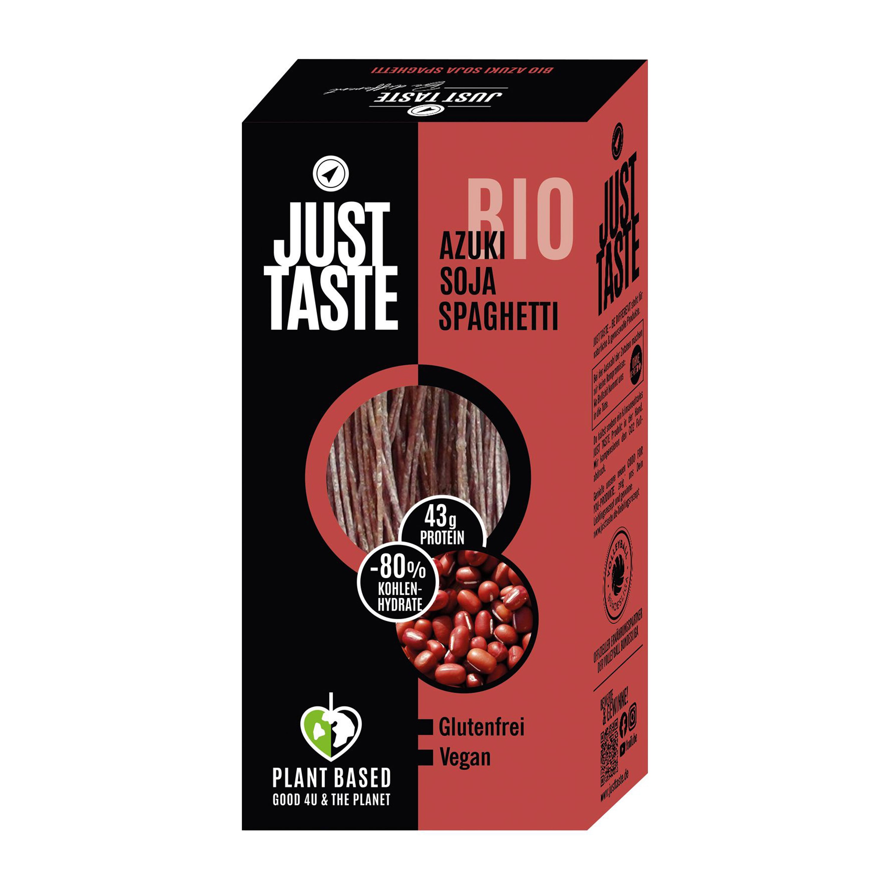Paste bio din fasole azuki și soia, 250g Just Taste