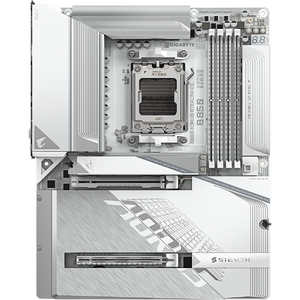 Placa de Baza B850 A STEALTH ICE Socket AM5 WiFi Bluetooth ATX Alb