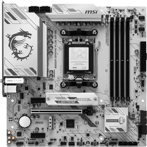 Placa de Baza B850M Gaming Plus WIFI6E AM5 DDR5 Bluetooth mATX Alb