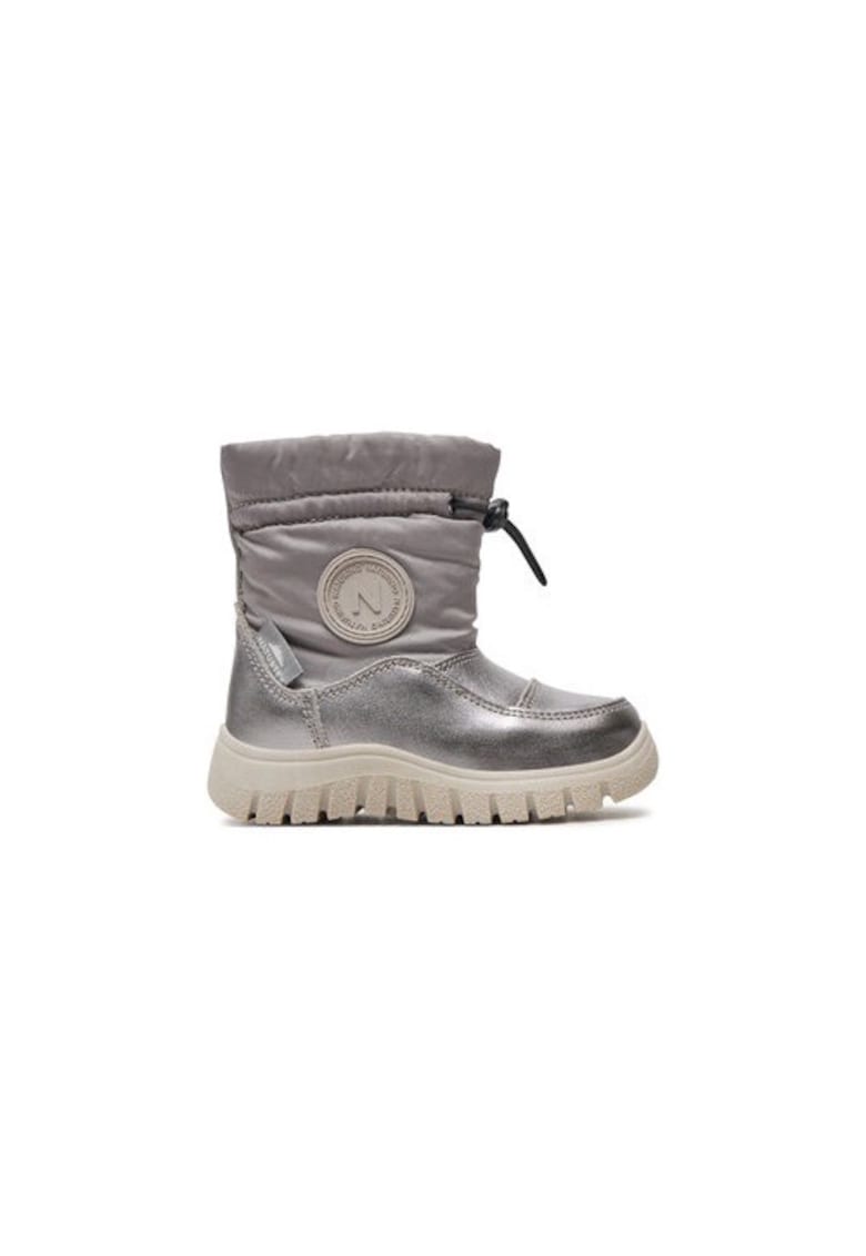 Ghete fete  304675881 - Piele naturala - Argintiu - Argintiu