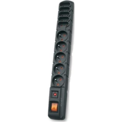 Prelungitor 10 prize 3m Protector Supratensiune Negru