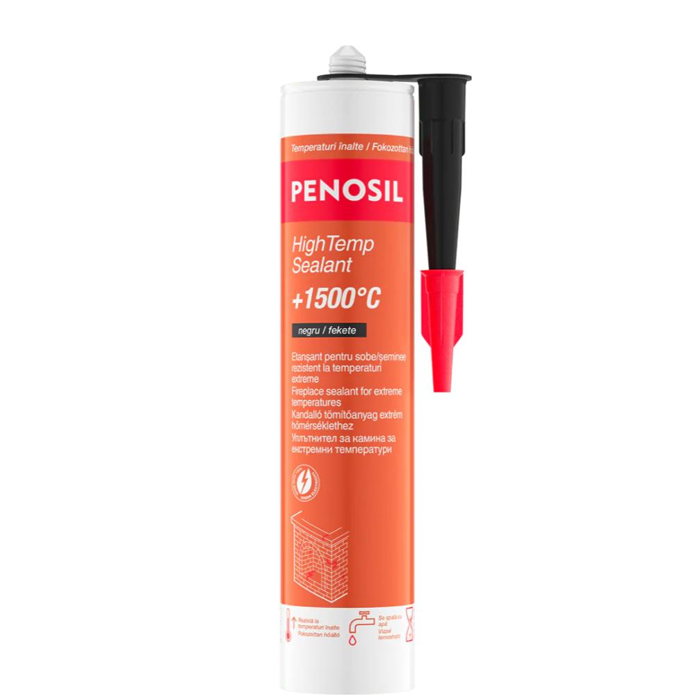 Silicon etansant temperaturi inalte Penosil Hight Temp +1500°C, gri inchis, 280 ml