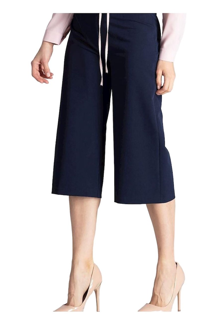 Pantaloni pentru dama -  Poliester/Viscoza - Bleumarin