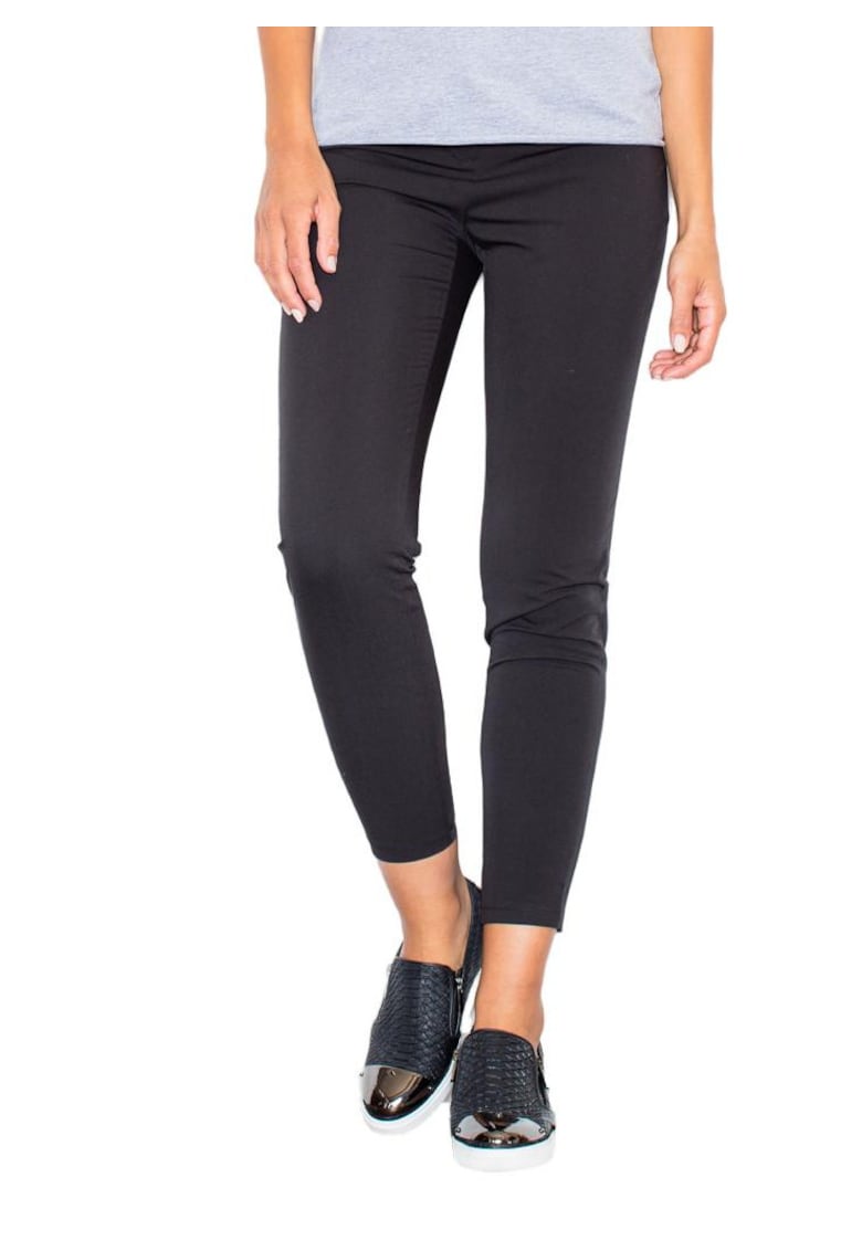 Pantaloni dama -  M293 - mulati - negru - poliester - viscoza