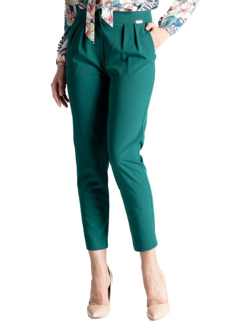Pantaloni eleganti de dama -  Gilcrest - verde