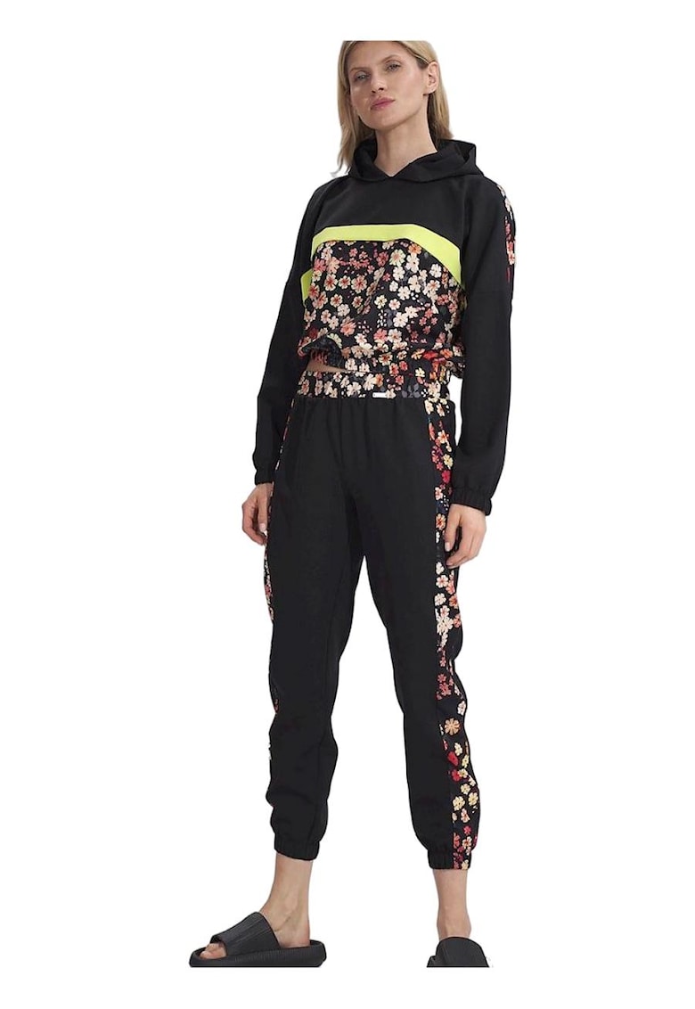 Pantaloni dama -  Poliester/Elastan - Negru -