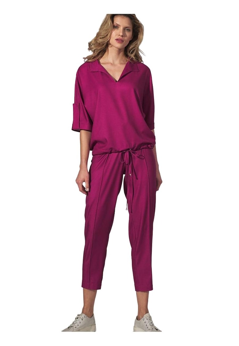 Pantaloni dama -  Viscoza - Fucsia