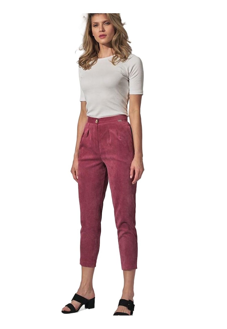 Pantaloni dama -  Roz - Poliester/Nylon