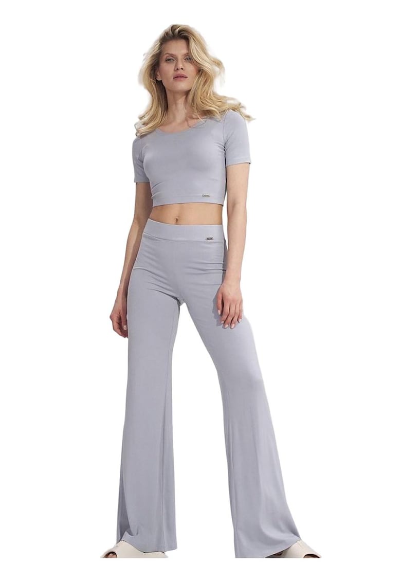 Pantaloni dama -  Viscoza - Gri