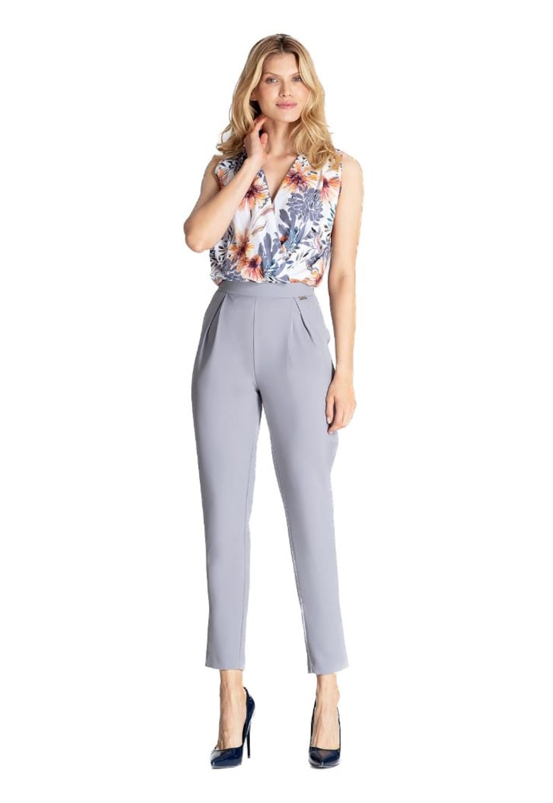Pantaloni eleganti de dama -  Gwymones - gri