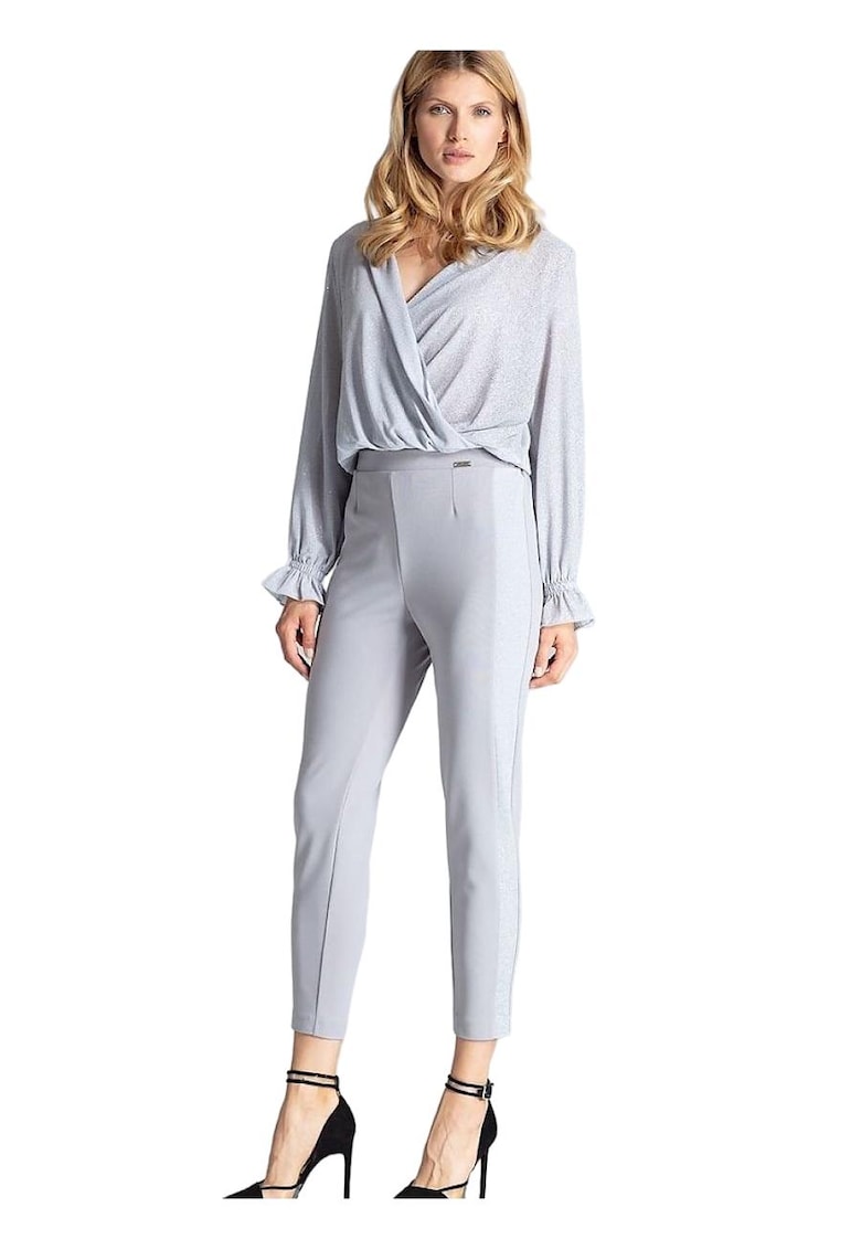 Pantaloni dama -  Gri - Poliester/Elastan