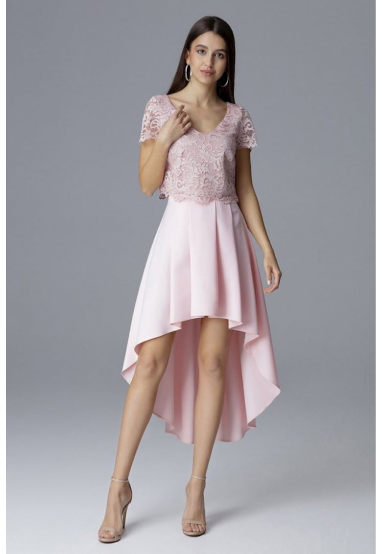 Rochie de zi model 126217 - Roz
