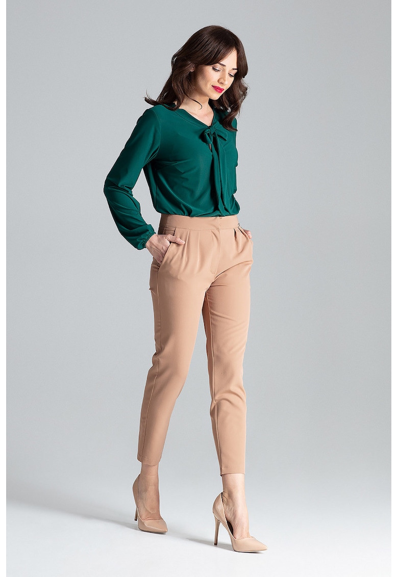 Pantaloni dama  Varena maro deschis - Maro