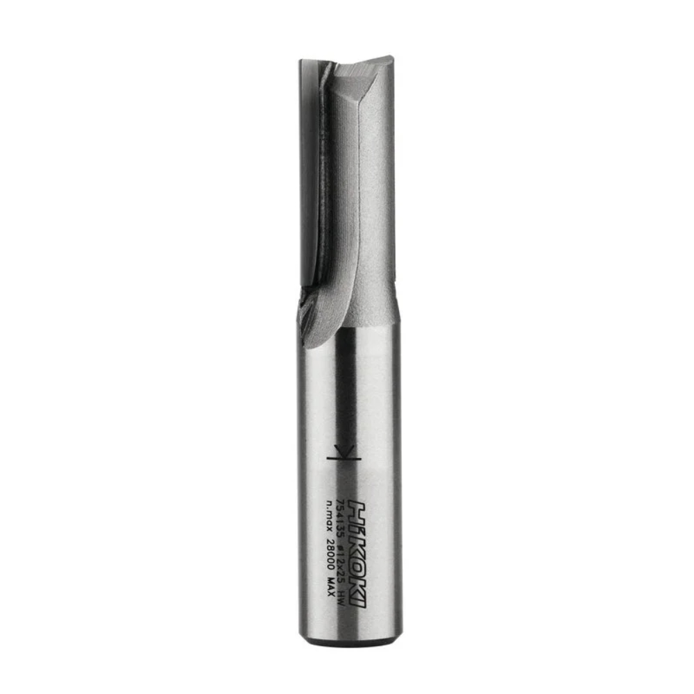 Freza dreapta pentru lemn Hikoki 754135, carbura, 12 x 66 mm