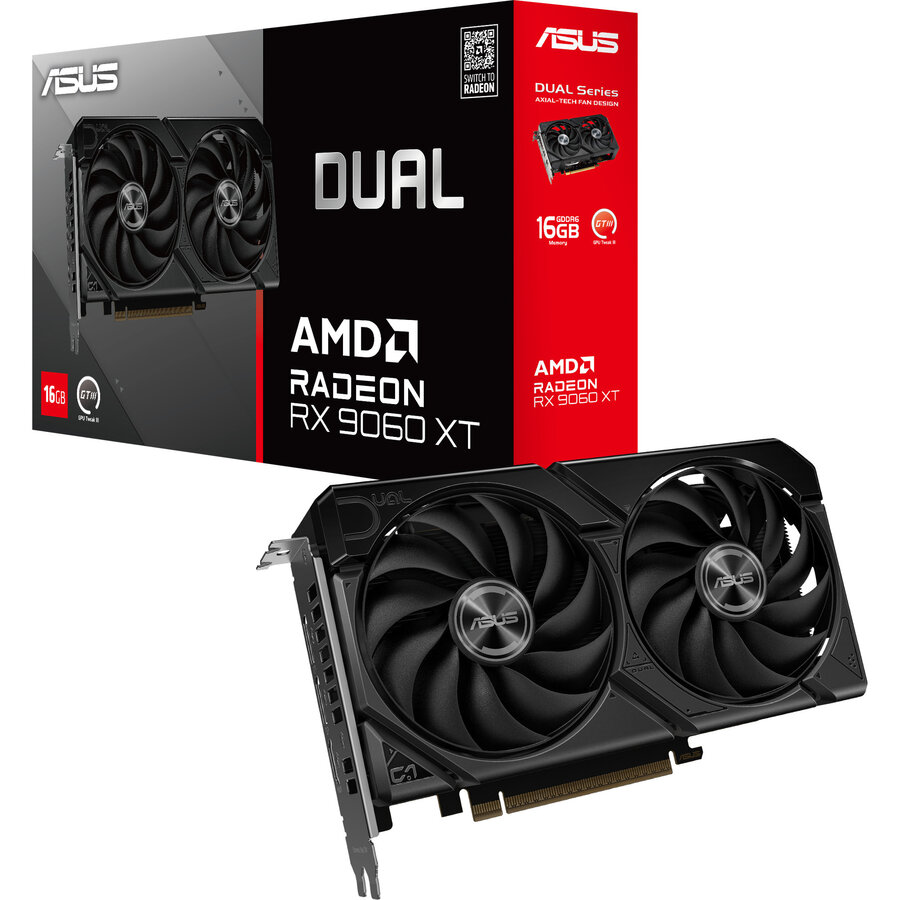 Placa Video Radeon RX 9060 XT DUAL 16GB