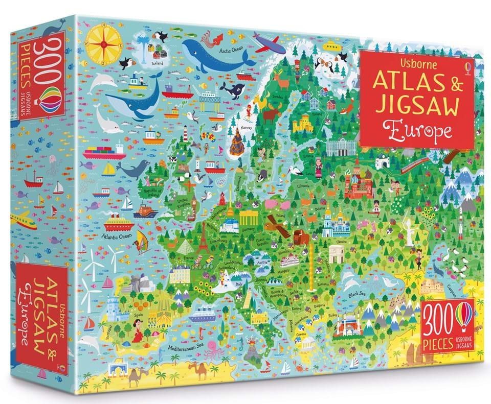 Set Puzzle si Carte Atlas - Europa