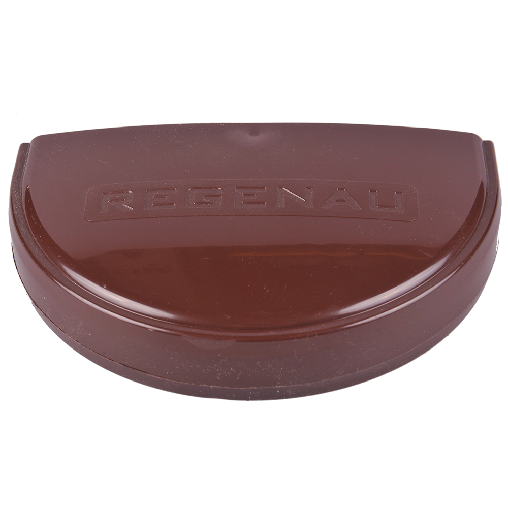 Capac jgheab PVC Regenau, 125 mm, maro RAL 8017