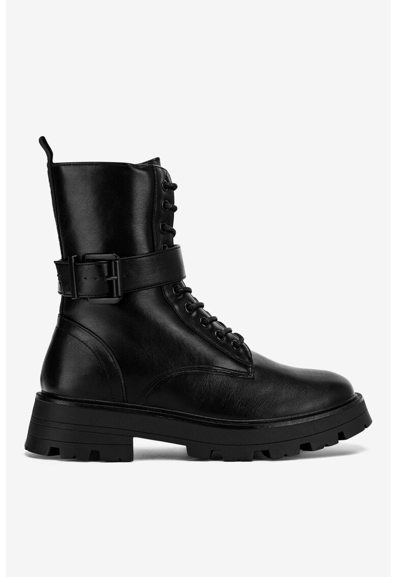 Ghete dama  5905588660170 - Sintetic - Negru - Negru