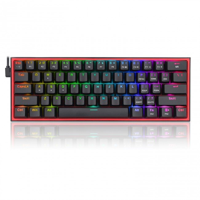 Tastatura Gaming cu Fir K617 Fizz RGB Negru