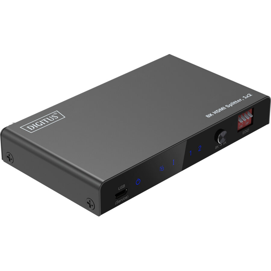 Accesoriu server 8K HDMI Splitter, 1x2 (black, with downscaler)
