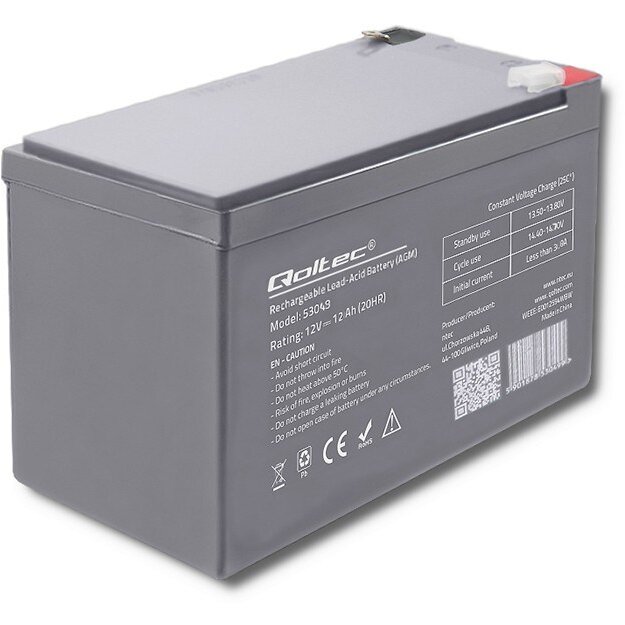 Baterie 53049 AGM   12V 12Ah  Gri