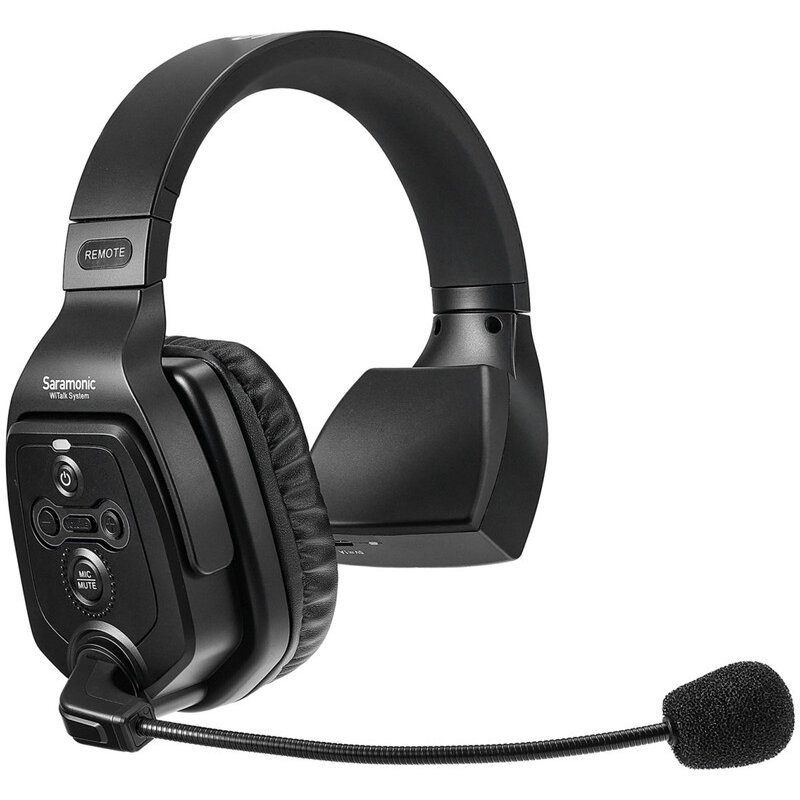 Casti Single-ear Wireless WiTalk SRH Remote pentru Sistem Intercom WiTalk Negru