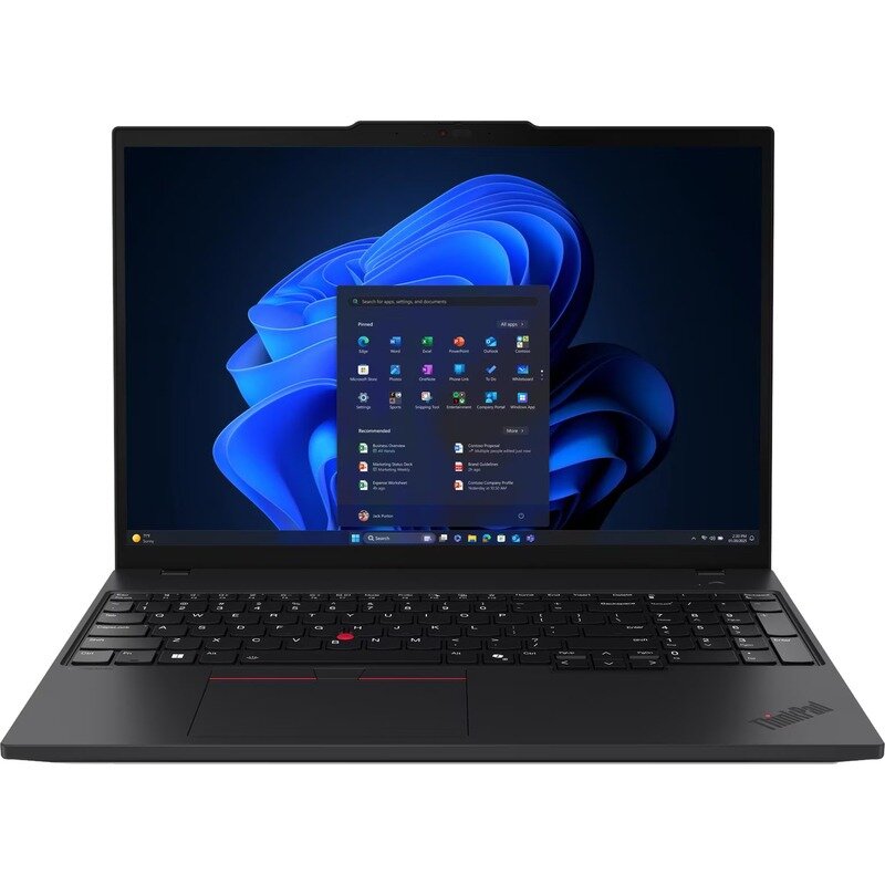 Laptop 16inch ThinkPad T16 Gen 4 WUXGA IPS Procesor Intel Core Ultra 5 225U 16GB DDR5 512GB SSD Intel Graphics Windows 11 Pro Black