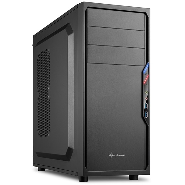 Carcasa VS4-V, Middle Tower, negru, fara sursa