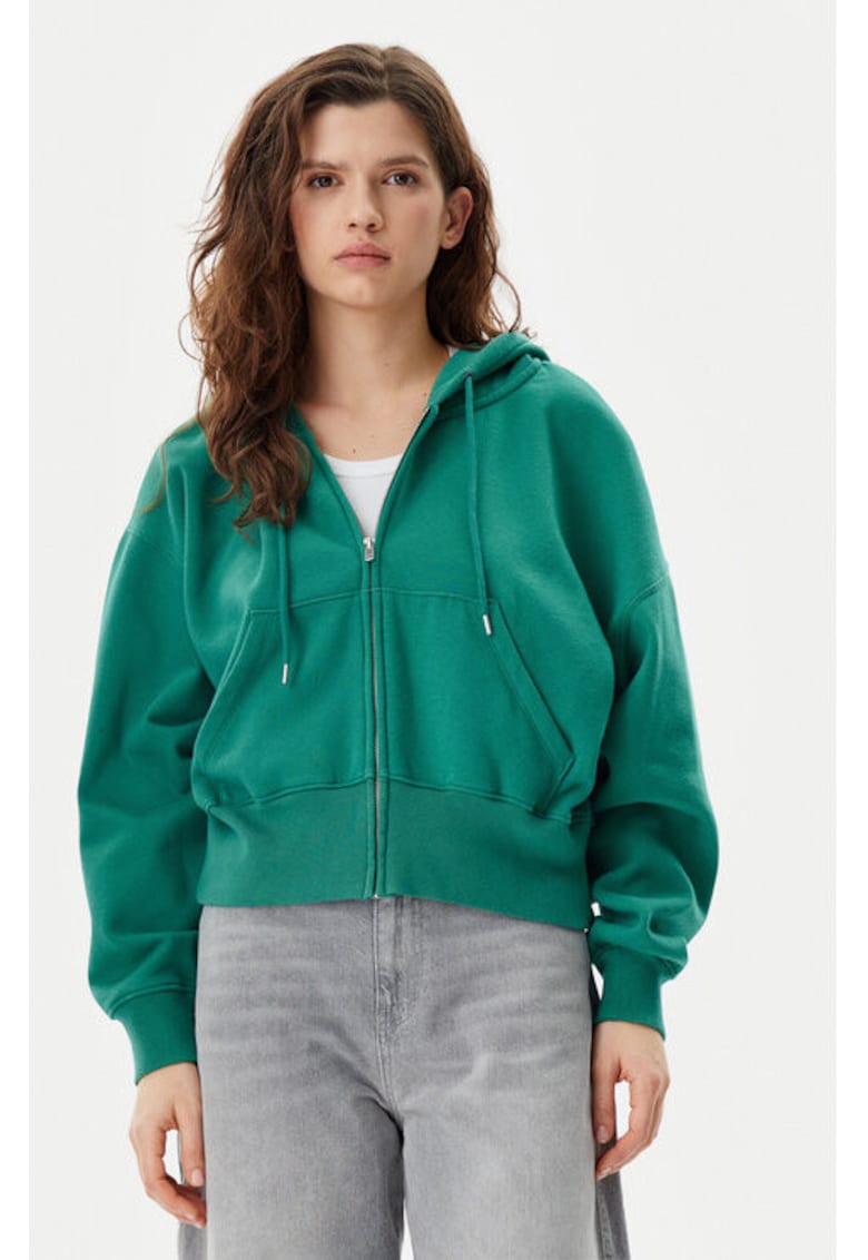 Bluza dama -  305290281 - Bumbac/Poliester - Verde - Verde